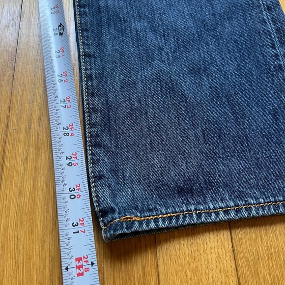 Vintage Levi's Mens W34 L34 Blue 501 Original Fit Button Fly Denim Jeans - Picture 11 of 16